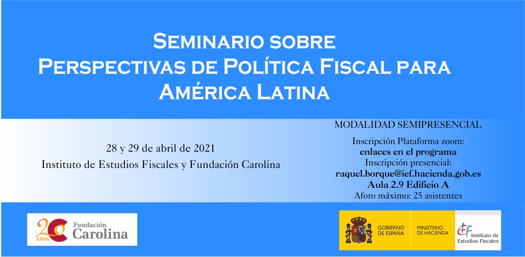 Seminario: Perspectivas De Política Fiscal Para América Latina ...